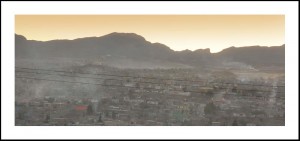 Juarez in smoke, Jan. 2009